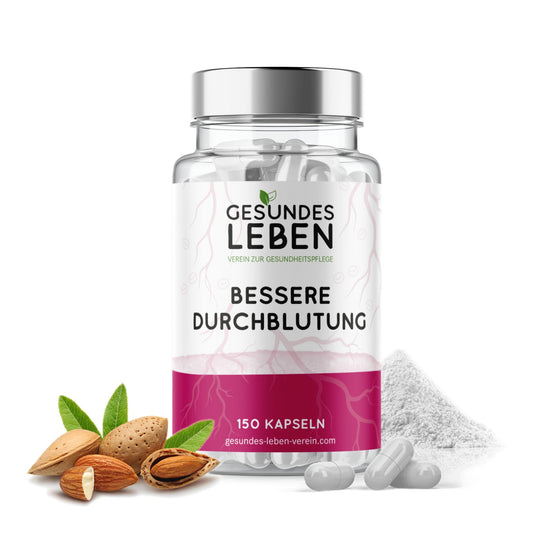 Gesundes Leben - Bessere Durchblutung (Flush Effekt) - 150 Kapseln